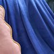 image 2 of OHS Ultra Soft Flannel Fleece Throw Blanket | Blue | Cobalt Blue - 150CMx200CM