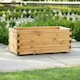 image 3 of Primrose Pine Raised Flower Bed Planed Trough Planter Timber 110cm