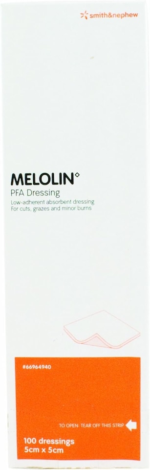image 1 of Melolin Dressings 5 x 5cm Pack of 100
