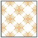image 4 of Orange ravishing boho chic (Picture Frame) White | XS