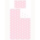 image 1 of Bedding & Beyond Stars Fitted Bed Sheet Set - Pink/White - Double Pink | Double