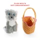 image 5 of Red Riding Hood Set - Hooded Cape & Soft Basket with Wolf | Multi | One Size
