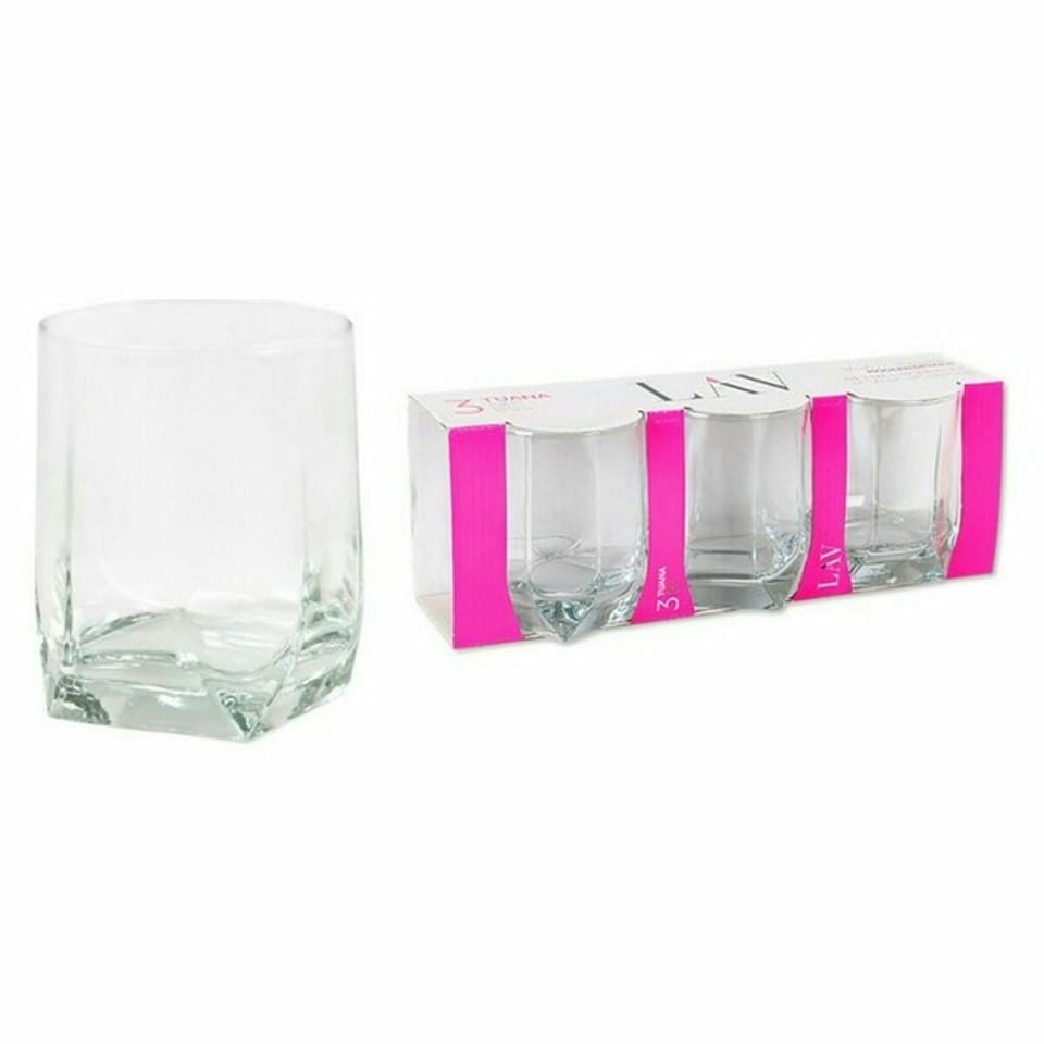 image 1 of Set of glasses LAV Tuana 320 ml 3 Pieces (16 Units) N/A