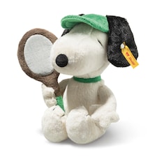 Steiff Snoopy Tennis Teddy Soft Toy 22cm | Multi | Tennis