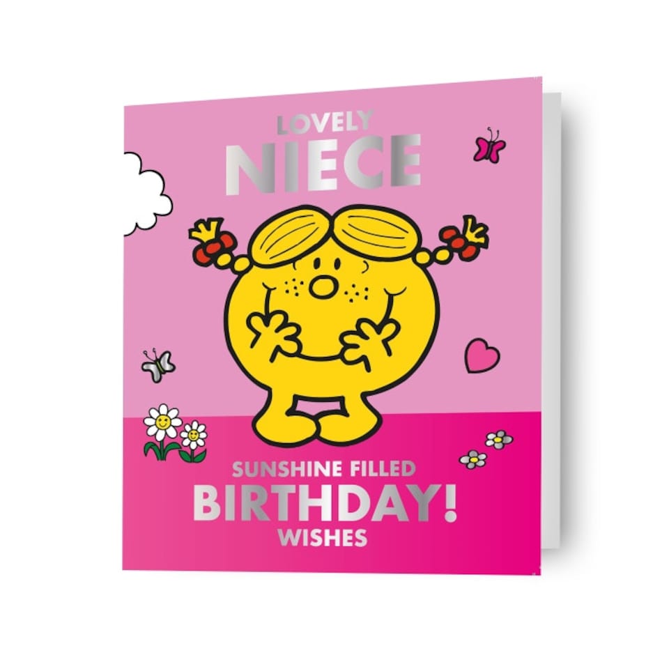 image 1 of Mr Men & Little Miss 'Lovely Niece' Birthday Card