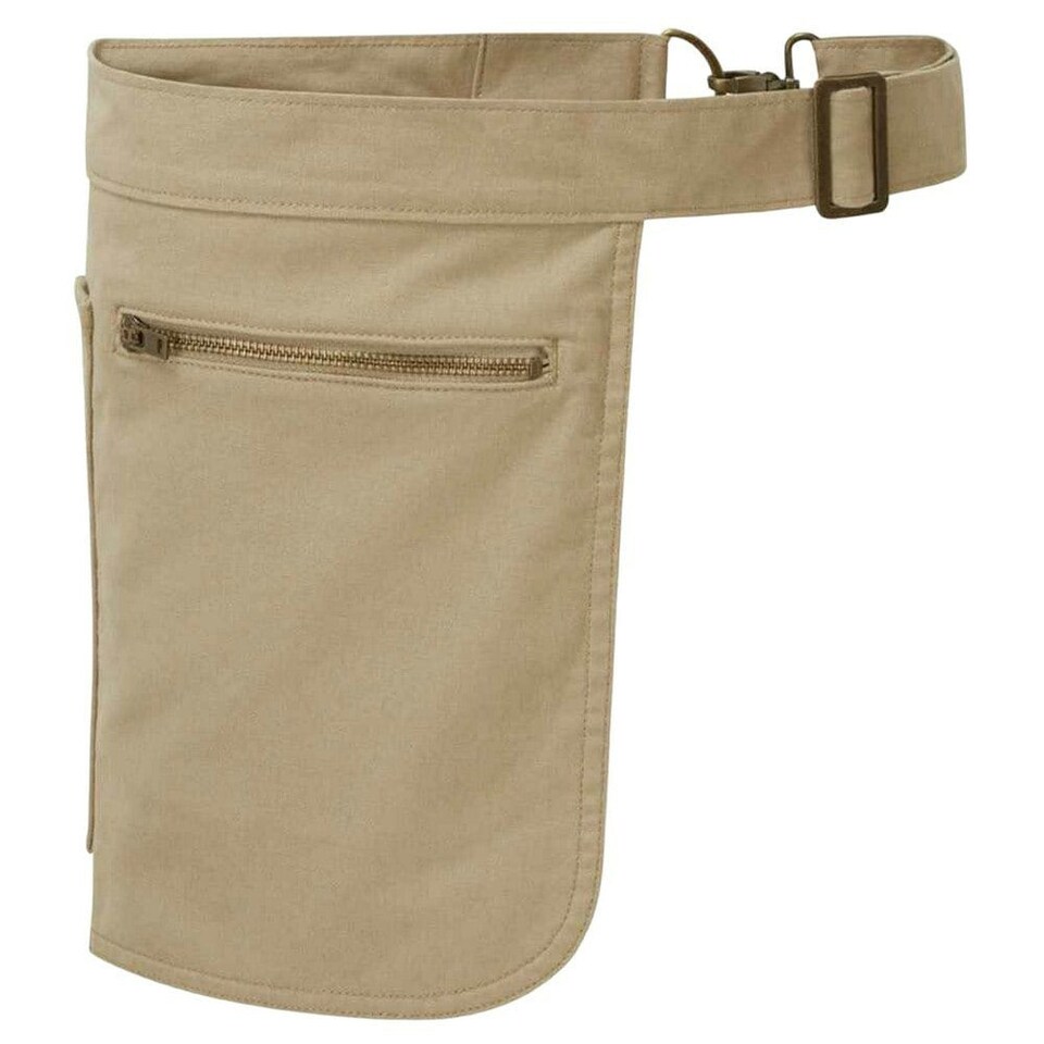 image 1 of Premier Unisex Adult Metro Hip Apron - Khaki - One Size | Green
