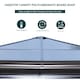 image 3 of Outsunny 3 x 3(m) Hardtop Gazebo Canopy with Mosquito Netting and Curtains