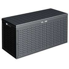 320L Plastic Large Outdoor Garden Storage Roller Box