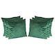 image 1 of Nicola Spring Square Velvet Cushions - 55cm x 55cm - Green - Pack of 6 Green