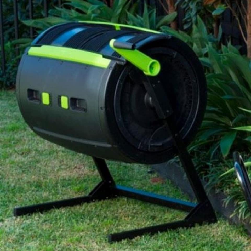 image 1 of Maze 245 Litre Compost Tumbler | Black | Green and black | One Size | 1
