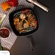 image 4 of Buckingham Pre-Seasoned Cast Iron Square Grill Skillet Pan  26 cm