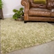 image 2 of KUKOON Fern Green Beige Mottled Shaggy Living Room Area Rug 160cm x 230cm Green