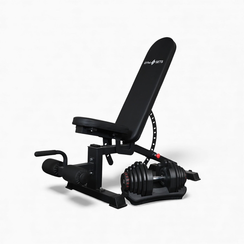 image 1 of GYM SETS 40kg Adjustable Dumbbell | Single + SS Bench