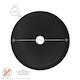 image 3 of Argon Tableware Round Non-Slip Serving Tray - 35cm - Black