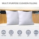 image 2 of Set of 2 18" Plain Cushion Pads Extra Deep Hollow Fibre Filled Pillow Inserts for Comfort