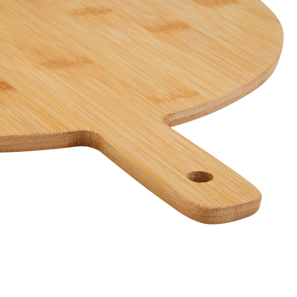 image 1 of Interiors by Premier Bamboo Wood Chopping Board, Natural Wood Round Chopping Board For Kitchen Counter Top, Wood Chopping Board