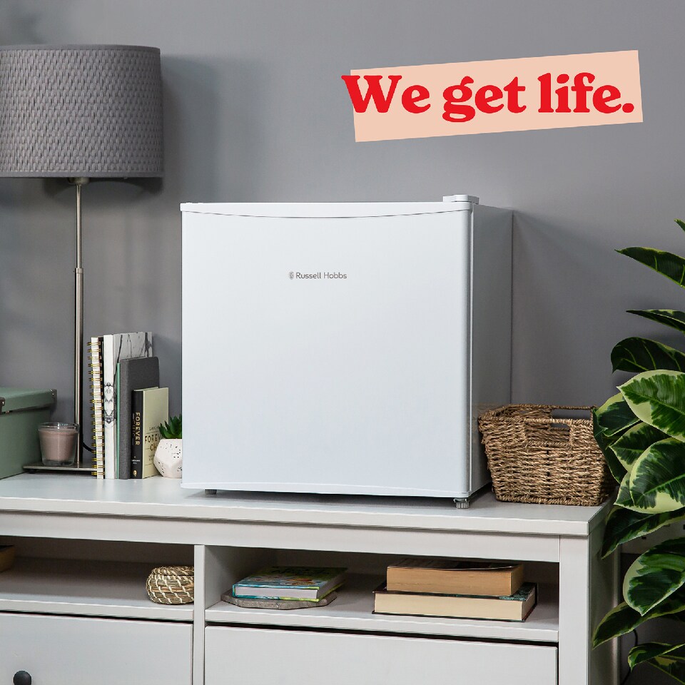 image 1 of Russell Hobbs RHTTF0E1W White 43L Table Top Fridge