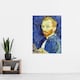 image 4 of Self Portrait With Palette Van Gogh Vintage Huge Wall Art Poster Print 24X32"
