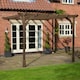 image 3 of Wall Mounted Premium Pergola - Wood - L180 x W480 x H270 cm - Rustic Brown