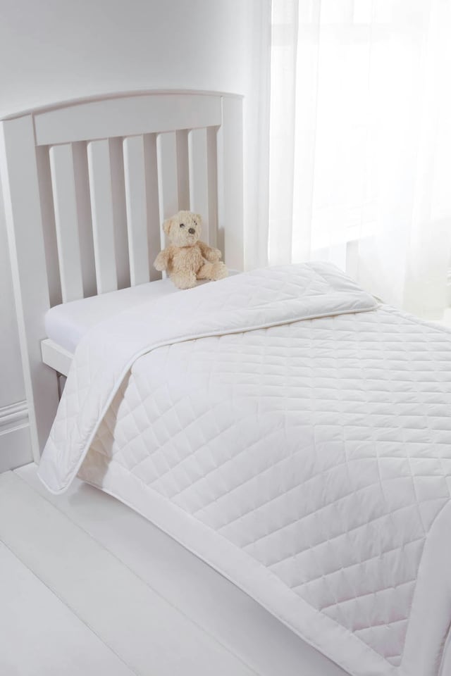 Clair De Lune Wool 4 Tog Duvet Single | White