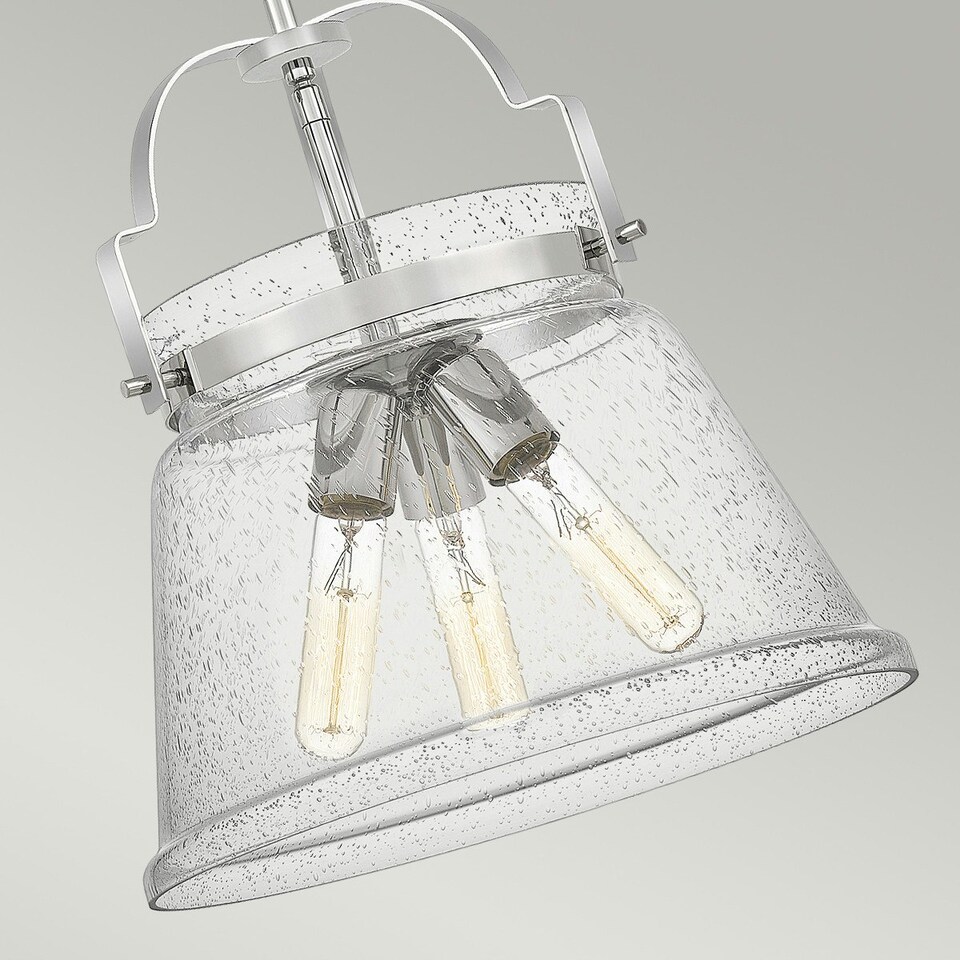 image 1 of Quoizel Wimberley Dome Pendant Ceiling Light Polished Chrome