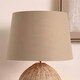 image 2 of 30cm Taupe Tapered Poly Cotton Lampshade for Table Lamps
