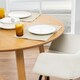 image 5 of Malika Round Dining Table in Oak