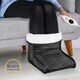 image 5 of MONHOUSE Electric Foot Warmer - Cold Feet Warmers for Home Use and Office Under Table Desk - Soft and Breathable Heating Pad - Comfort Heat Therapy - Dark Grey