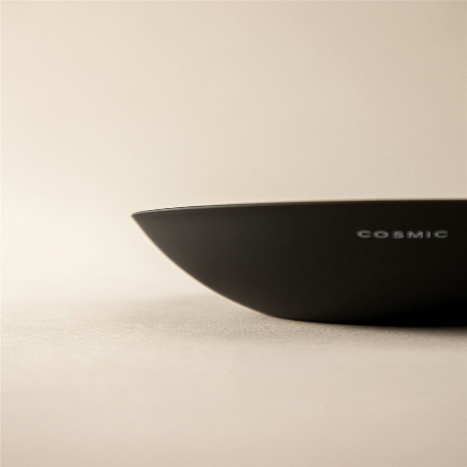 image 1 of Cosmic Countertop Soap Dish with Durable Acrylic for Bathroom, Matt Finish Grey