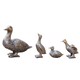 image 1 of Marco Paul Set of 4 Resin Duck Family Ornaments