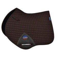 Weatherbeeta Air-Tec Horse Jumping Saddlepad | Brown | Chocolate | 23in x 20in | 1