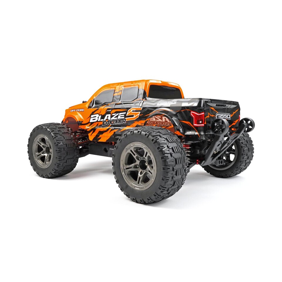 image 1 of RCG Racing 10-Series 1/10 Brushed Monster Truck Blaze - Orange