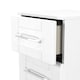 image 6 of Ripon 3 Drawer Bedside Cabinet in White Ash (Ready Assembled) | White | White Ash