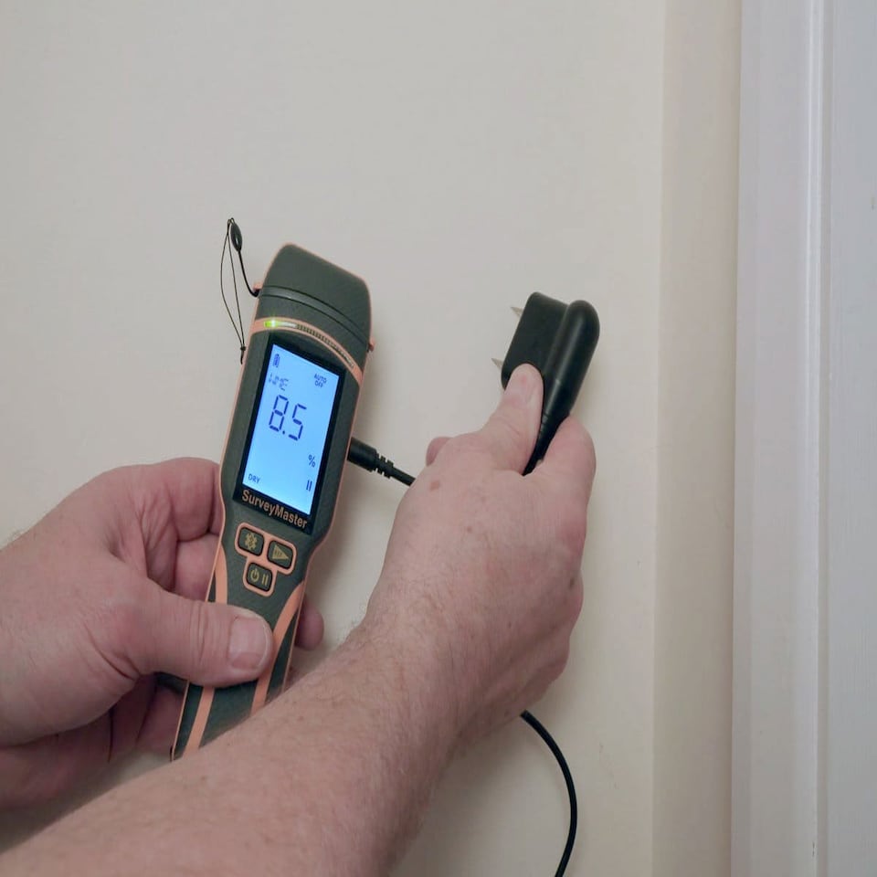 image 1 of Protimeter Surveymaster Moisture Meter BLD5375 - Dual Mode (Pin & Non-Invasive) . App Compatible. For Wood, Walls, Plaster & More