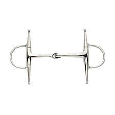 Lorina Single Jointed Full Cheek Snaffle - Silver - 5.5in