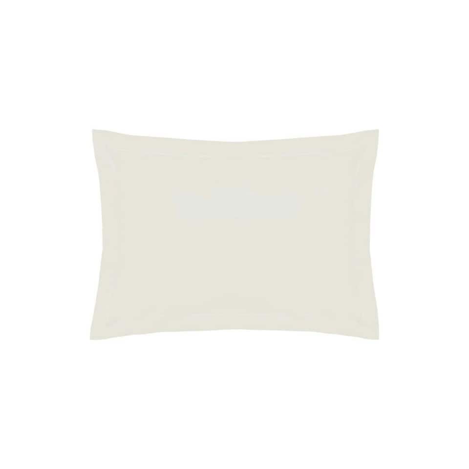 Belledorm Easycare Percale Oxford Pillowcase - Ivory - One Size