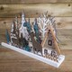 image 4 of 18cm Christmas Wooden Reindeer Scene Silhouette with 10 Warm White LEDs