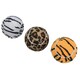 image 2 of 6PK Doggy Jungle Themed Standard Tennis Balls for Dogs Play 7cm