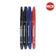 image 2 of Tiger Stationery Permanent Marker (Pack of 4) - Black/Blue/Red - One Size