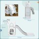 image 7 of AIYAPLAY 4 in 1 Kids Slide for Indoor Use, for Toddlers 1-3 Years, Grey