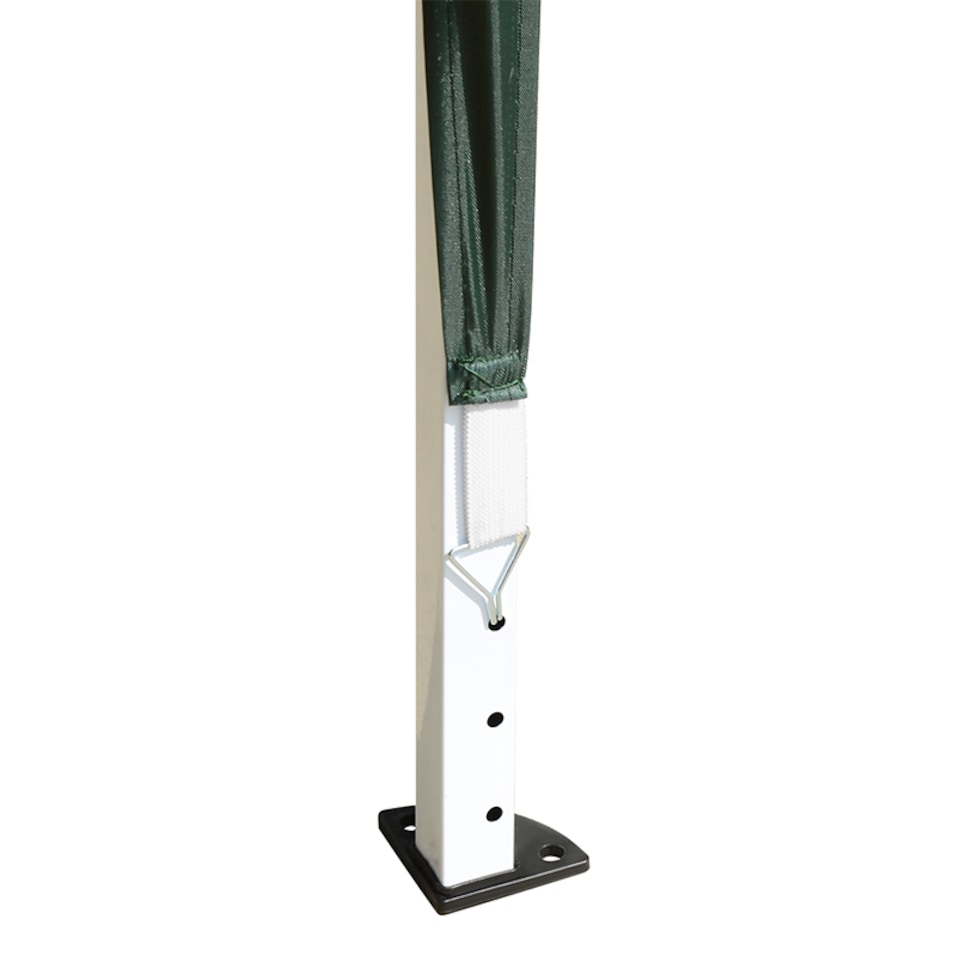 image 1 of Outsunny 3 x 3M Garden Pop Up Gazebo Height Adjustable Marquee Party Tent Wedding Canopy with Carrying Bag, Green