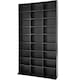 image 1 of CD Shelf Unit Christel - 27 compartments for up to 1080 CDs | Black | black | 102 x 23,50 x 180 cm | 1