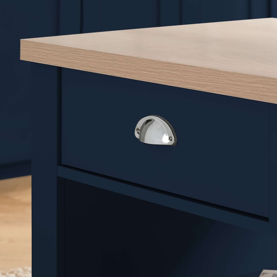 image 1 of Highgate 2 Drawer Coffee Table Navy