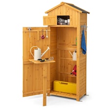 Outdoor Storage Shed Garden Tool Utility Cabinet Waterproof Asphalt Roof