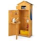 image 1 of Outdoor Storage Shed Garden Tool Utility Cabinet Waterproof Asphalt Roof