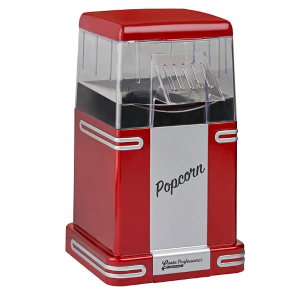 image 1 of Cooks Professional Retro Popcorn Maker Machine 1200W with 8 Boxes & One Touch Operation