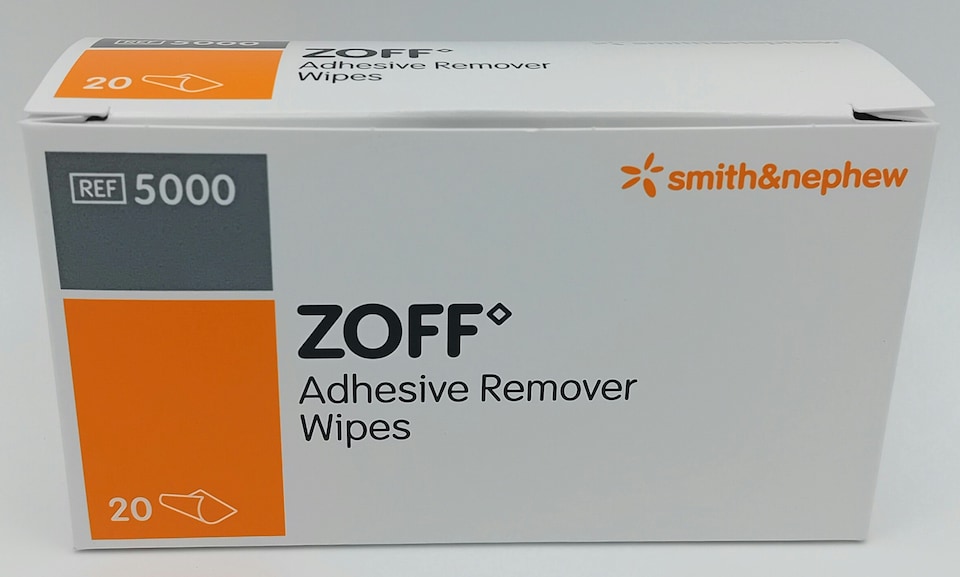 image 1 of ZOFF Adhesive Remover Wipes - Box of 20