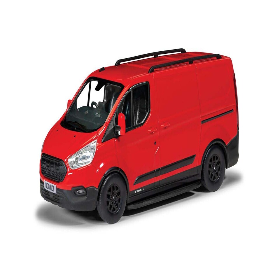 Corgi Ford Transit Custom Trail Race Red