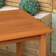image 7 of Grasmere Outdoor 6 Person Rectangular Wooden Garden Patio Table