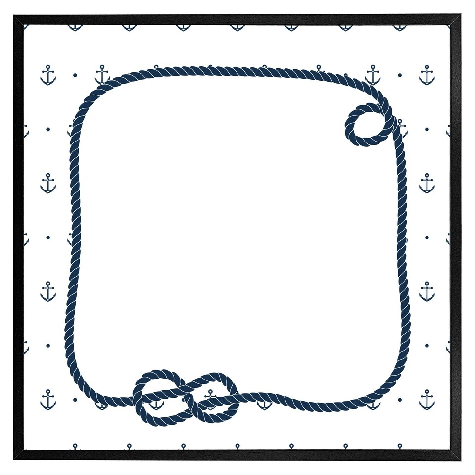 image 1 of Rope doodle (Picture Frame) Brown | XS